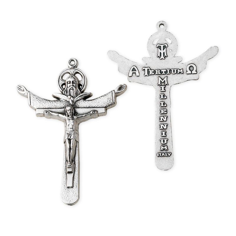 Krzyżyk metalowy Trójca Święta - Krzyżyk metalowy Trójca Święta