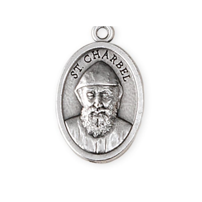Medalik metalowy św. Charbel - Medalik metalowy św. Charbel