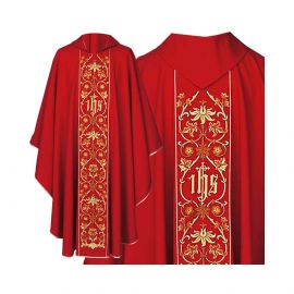 Ornat gotycki IHS - kolory liturgiczne (18) - zdjęcie 3 - Ornat gotycki IHS - kolory liturgiczne (18)