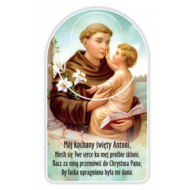 Zakładka papierowa półokrągła - Święty Antoni - Zakładka papierowa półokrągła - Święty Antoni