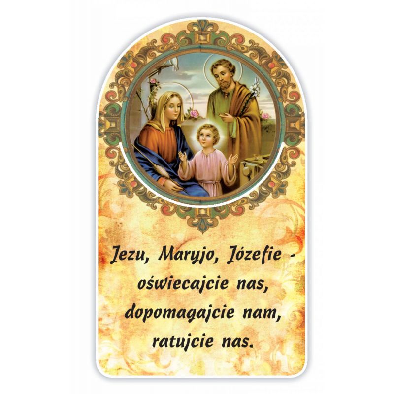 Zakładka papierowa półokrągła - Święta Rodzina - Zakładka papierowa półokrągła - Święta Rodzina