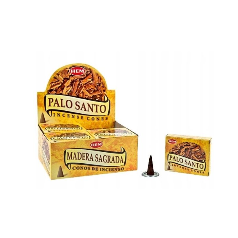 Kadzidło stożkowe Palo Santo - 10 stożków - Kadzidło stożkowe Palo Santo - 10 stożków