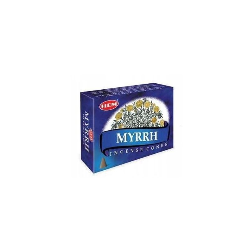 Kadzidło stożkowe Mirra, Myrrh - 10 stożków - Kadzidło stożkowe Mirra, Myrrh - 10 stożków