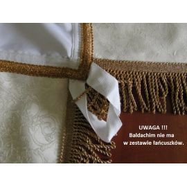 Baldachim złoty 140x170 z usztywnieniem (4) - zdjęcie 3 - Baldachim złoty 140x170 z usztywnieniem