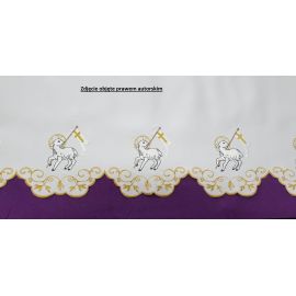 Obrus ołtarzowy wielkanocny - wzór eucharystyczny Baranek (226)