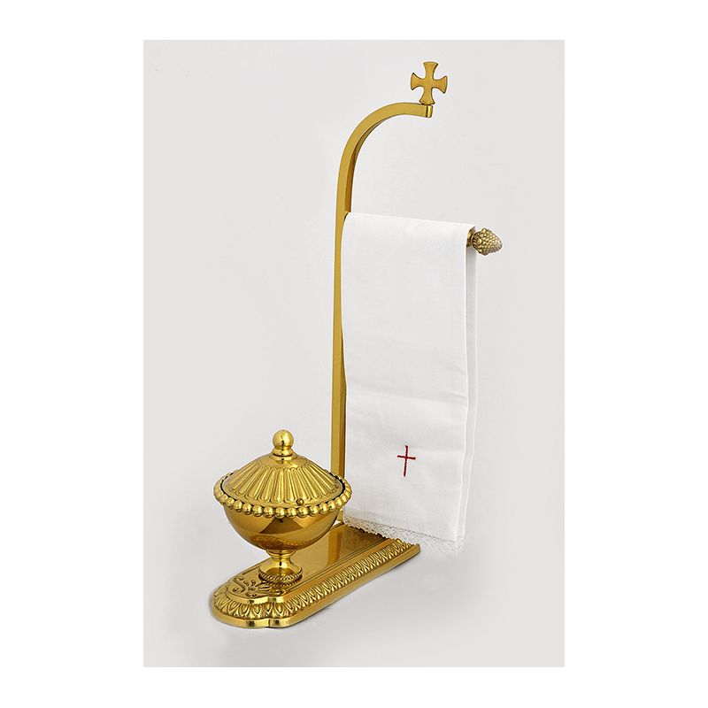 Lavabo z serwetnikiem odlew mosiężny, dekorowane (5) - Lavabo z serwetnikiem odlew mosiężny, dekorowane (5)