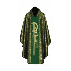Ornat zielony + złoty ornament (51A) - Ornaty zielone