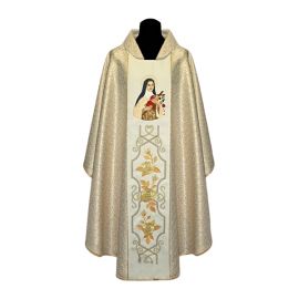 Ornat haftowany św. Teresa od Dzieciątka Jezus