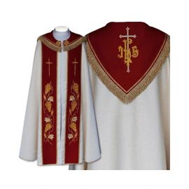 Kapa liturgiczna haftowana IHS (7) - zdjęcie 2 - Kapa liturgiczna haftowana IHS (7)