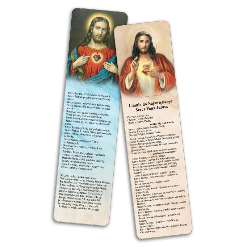 Zakładka do książki - Litania do Najświętszego Serca Pana Jezusa - Zakładka do książki - Litania do Najświętszego Serca Pana Jezusa