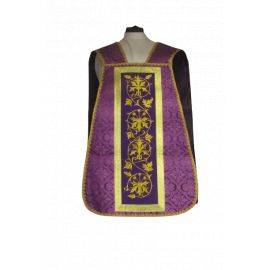 Ornat rzymski haftowany Symbol Franciszkański - zdjęcie 2 - Ornat rzymski haftowany Symbol Franciszkański