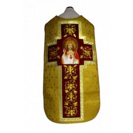 Ornat rzymski haftowany Chrystus Król
