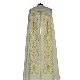 Kapa haftowana ecru - ornament (4) - zdjęcie 3 - Kapa haftowana ecru - ornament (4)