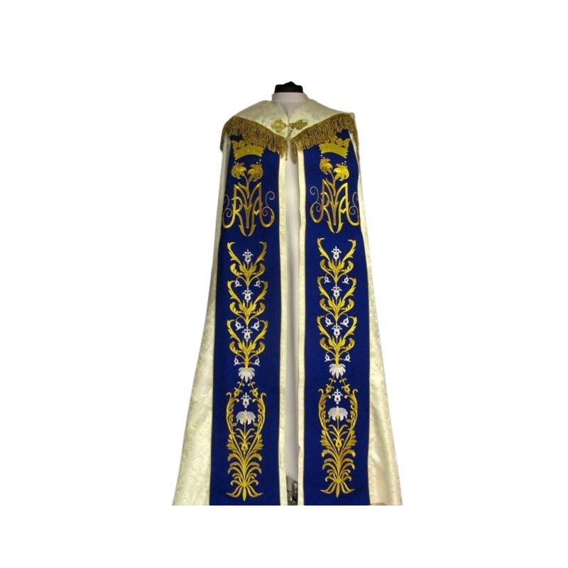 Kapa maryjna - materiał rozeta (02) - Kapa maryjna - materiał rozeta (02)