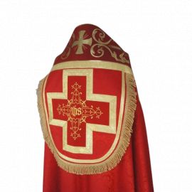 Kapa rzymska, kolory liturgiczne - tkanina żakard (10) - zdjęcie 7 - Kapa rzymska, kolory liturgiczne - tkanina żakard (10)