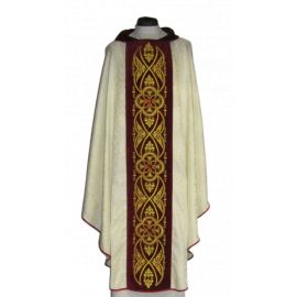 Ornat haftowany żakardowy, adamaszek - ornament (5)