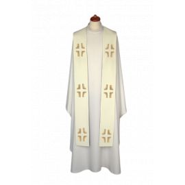 Stuła haftowana - kolory liturgiczne, Krzyże haft (14) - zdjęcie 2 - Stuła haftowana - kolory liturgiczne, Krzyże haft (14)
