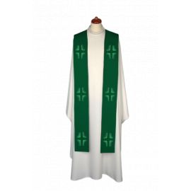 Stuła haftowana - kolory liturgiczne, Krzyże haft (14) - zdjęcie 3 - Stuła haftowana - kolory liturgiczne, Krzyże haft (14)