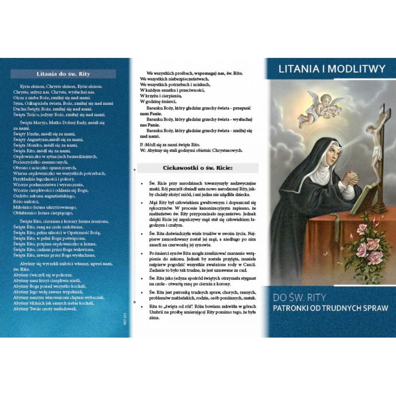 Litania i Modlitwy do Św. Rity - Litania i Modlitwy do Św. Rity