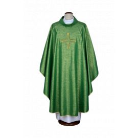 Ornat zielony haftowany - krzyż (18)