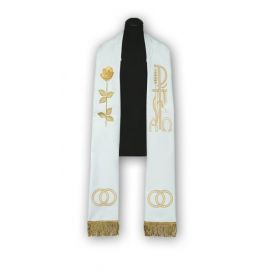 Stuła ślubna haftowana - EUCHARYSTYCZNE