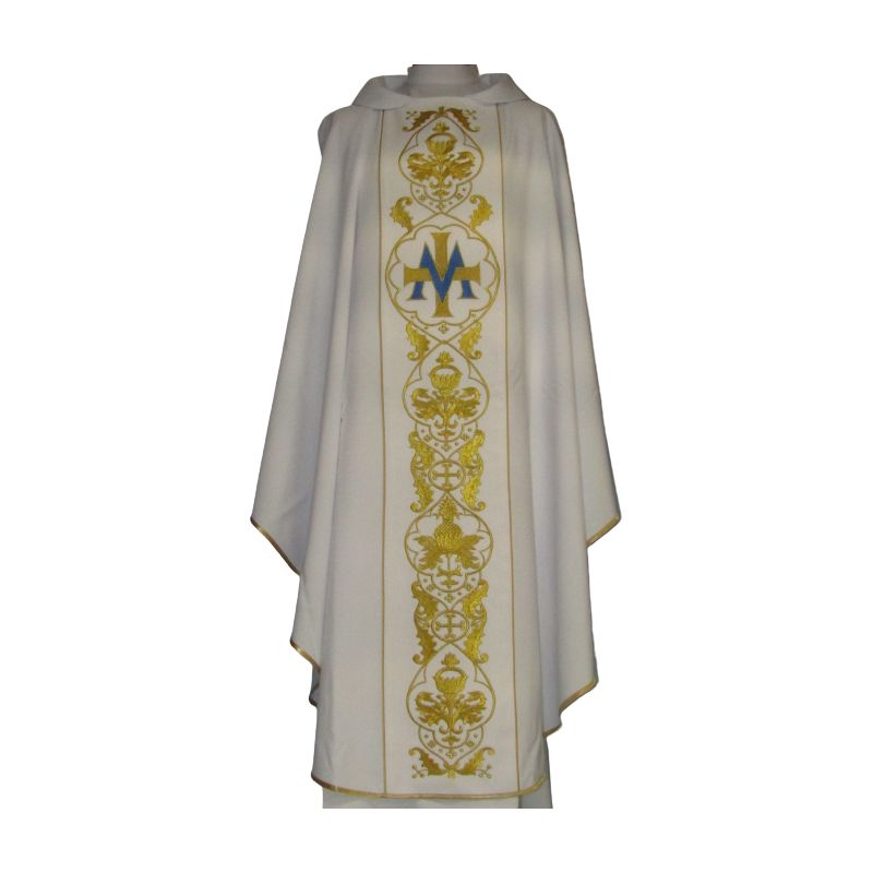 Ornat maryjny z haftowanym pasem (68) - Ornat maryjny z haftowanym pasem (68)