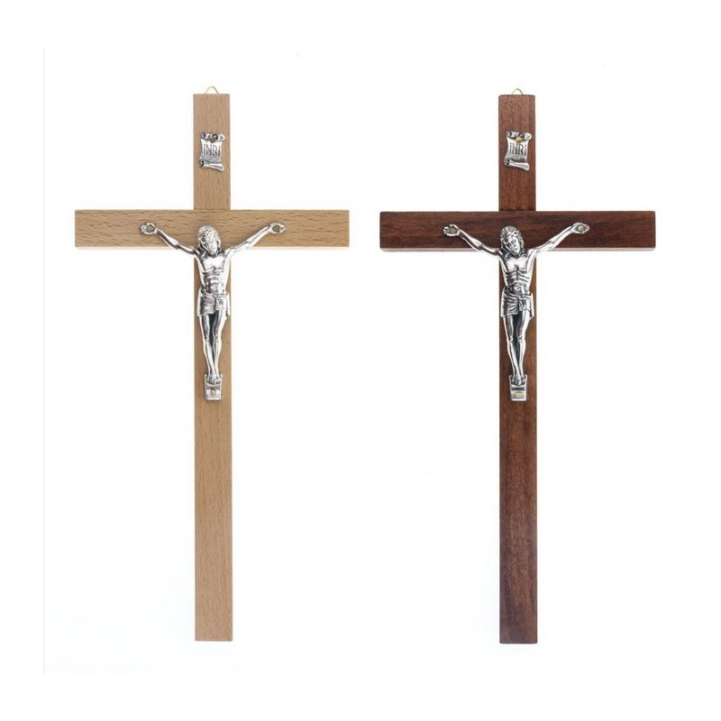 Krzyż drewniany na ścianę - 27x 13,5 cm - Krzyż drewniany na ścianę - 27x 13,5 cm