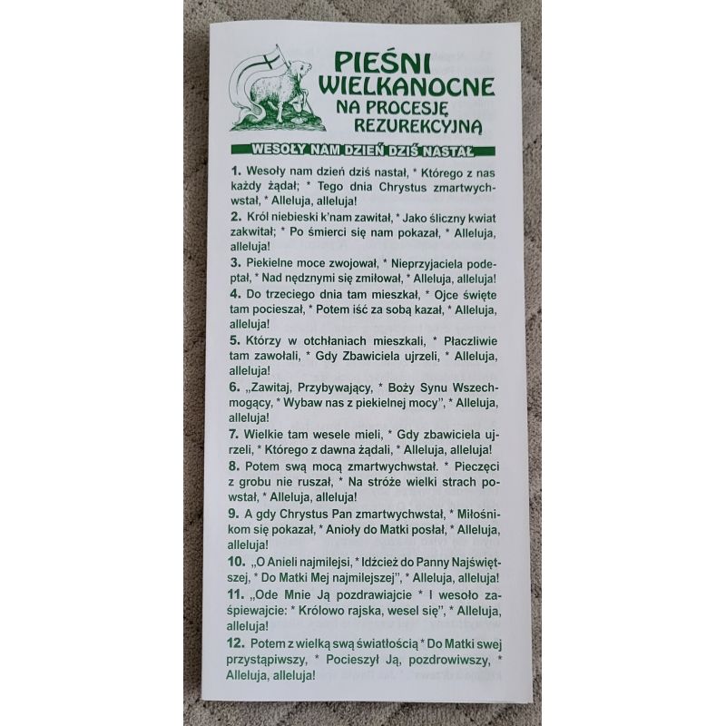 Pieśni Wielkanocne na procesję rezurekcyjną - Pieśni Wielkanocne na procesję rezurekcyjną