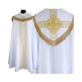 Kapa wzór gotycki kolory liturgiczne - tkanina żakard (12) - zdjęcie 2 - Kapa wzór gotycki kolory liturgiczne - tkanina żakard (12)