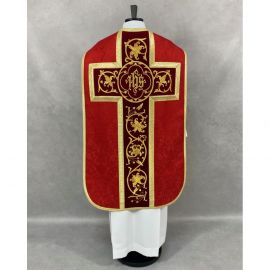 Ornat rzymski IHS - kolory liturgiczne, żakard (35) - zdjęcie 10 - Ornat rzymski IHS - kolory liturgiczne, żakard (34)