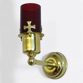 Lampa wieczna, elektryczna, kinkiet - wys. 14 cm (S10)