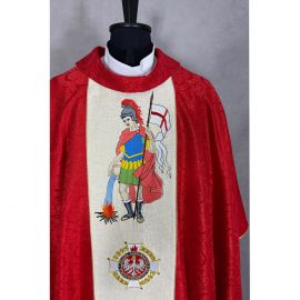 Ornat haftowany św. Florian (1) - zdjęcie 2 - Ornat haftowany św. Florian (1)