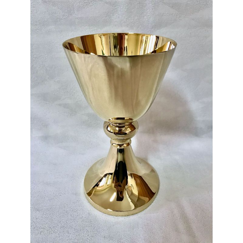 Kielich mszalny, pozłacany, polerowany - 18 cm (42D) - Kielich mszalny, pozłacany, polerowany - 18 cm (42D)