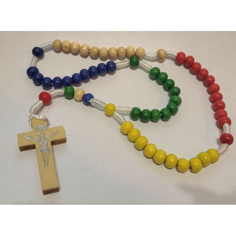 Różaniec misyjny drewniany - Różaniec misyjny drewniany