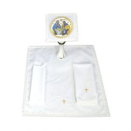 Bielizna kielichowa haftowana Święta Rodzina (190K) - zdjęcie 2 - Bielizna kielichowa haftowana Święta Rodzina (190K)