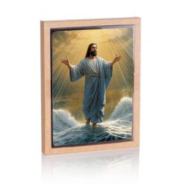Ikona religijna Chrystus chodzący po wodzie - zdjęcie 2 - Ikona religijna Chrystus chodzący po wodzie