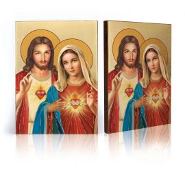Ikona religijna Serce Maryi i Serce Jezusa - Jezus Chrystus