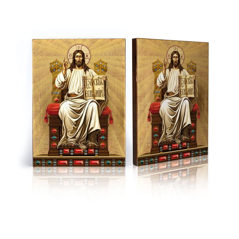 Ikona religijna Jezus Chrystus Pantokrator (8) - Ikona religijna Jezus Chrystus Pantokrator (8)