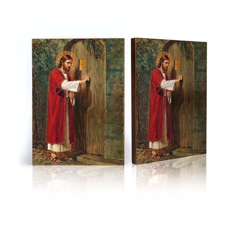 Ikona religijna Jezus pukający do drzwi - Ikona religijna Jezus pukający do drzwi