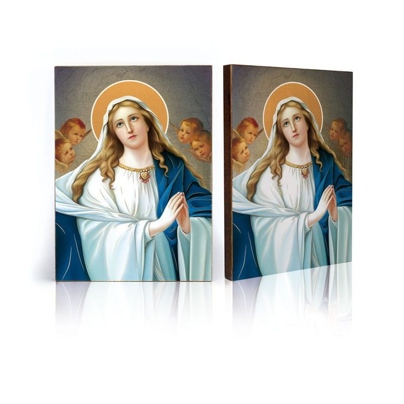 Ikona religijna Matka Boża, Anioły - Ikona religijna Matka Boża, Anioły