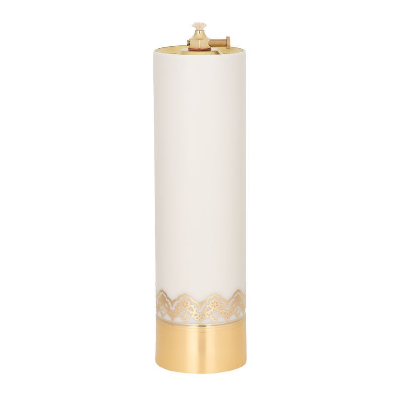 Świeca liturgiczna w kolorze ecru, wymiar  26 cm x 7,5 cm - Świeca liturgiczna w kolorze ecru, wymiar  26 cm x 7,5 cm