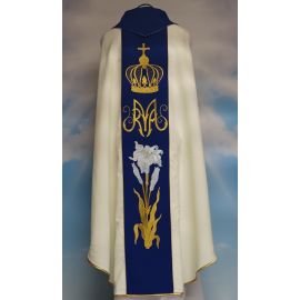 Ornat maryjny Matka Boża Fatimska (M-15) - zdjęcie 3 - Ornat maryjny Matka Boża Fatimska (M-15)