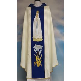Ornat maryjny Matka Boża Fatimska (M-15) - zdjęcie 4 - Ornat maryjny Matka Boża Fatimska (M-15)