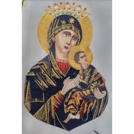 Poduszka na procesje Boże Ciało - Matka Boża Nieustającej Pomocy - zdjęcie 2 - Poduszka na procesje Boże Ciało - Matka Boża Nieustającej Pomocy