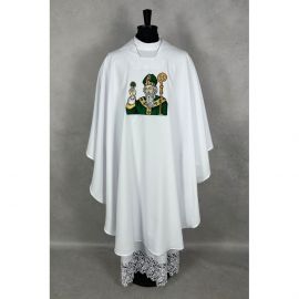 Ornat gotycki haftowany Św. Patryk - zdjęcie 2 - Ornat gotycki haftowany Św. Patryk