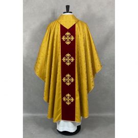 Ornat gotycki haftowany, złoty, pas aksamit (57K) - zdjęcie 4 - Ornat gotycki haftowany, złoty, pas aksamit (57K)