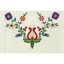 Ornat gotycki haftowany - Haft Kociewski (66K) - zdjęcie 3 - Ornat gotycki haftowany - Haft Kociewski (66K)