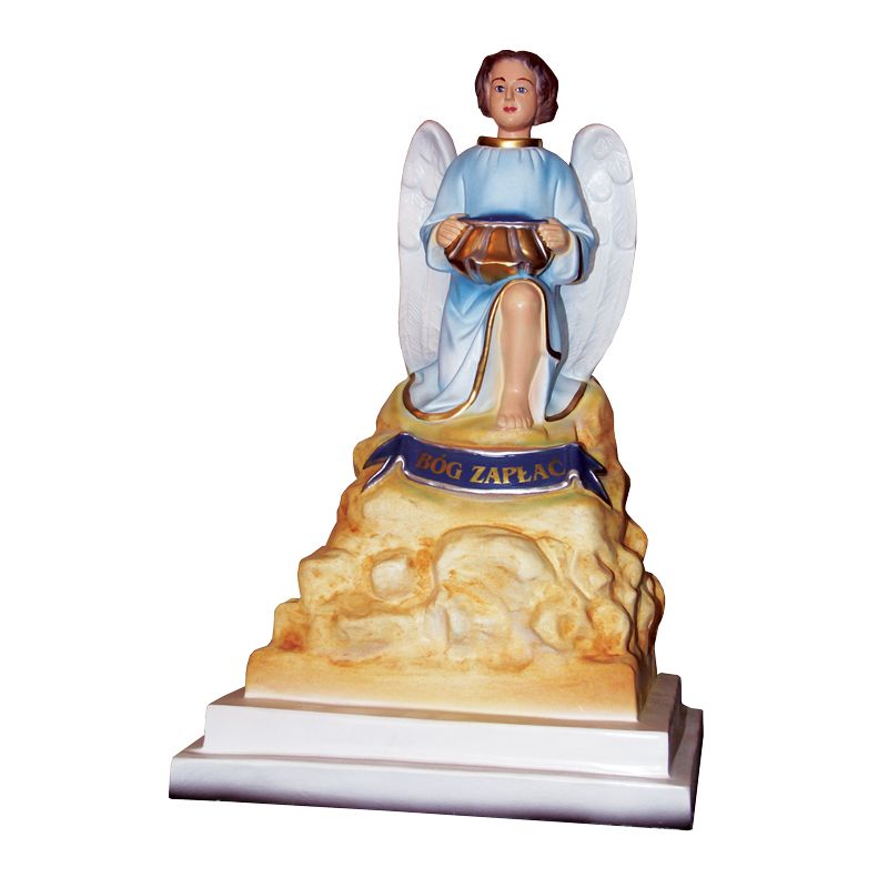 Boże Narodzenie figura - Aniołek skarbonka - 45 cm - Boże Narodzenie figura - Aniołek skarbonka - 45 cm