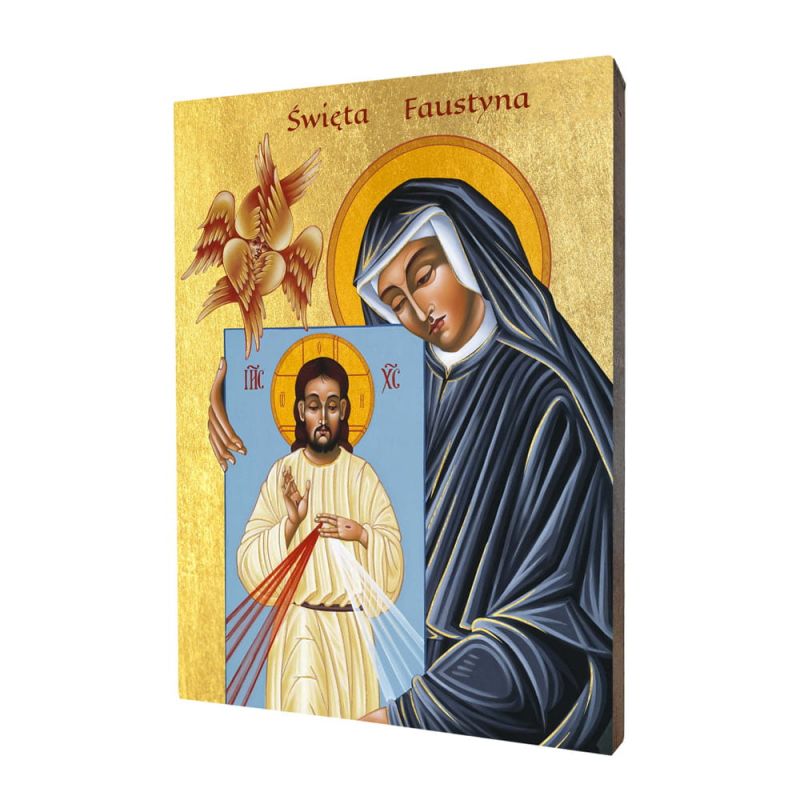 Ikona religijna święta Faustyna Kowalska - 