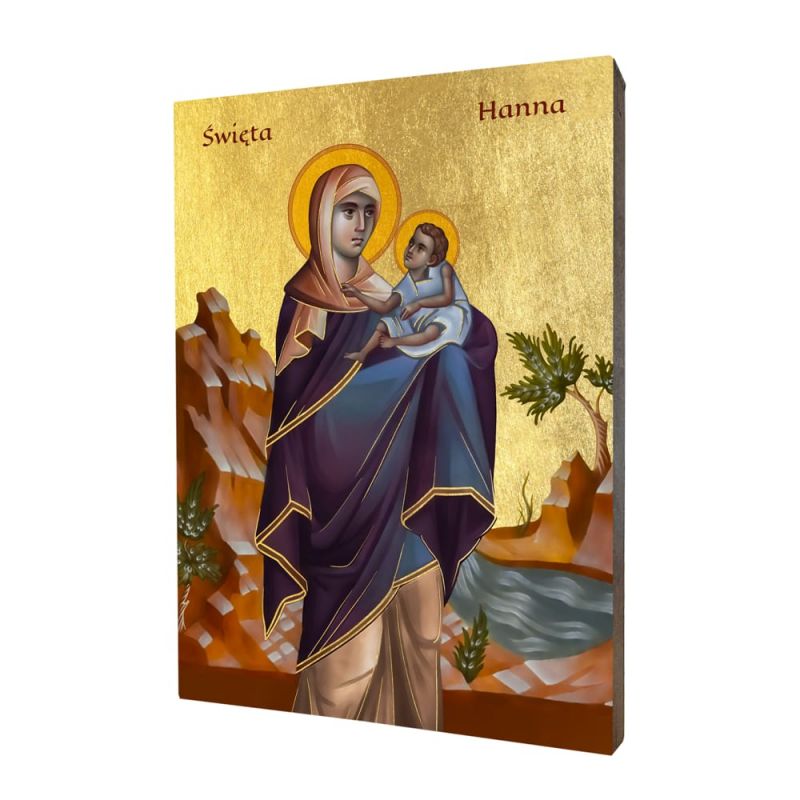Święta Hanna ikona religijna - 